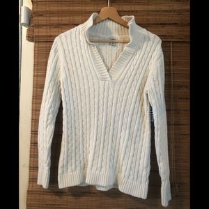 LL Bean Chunky Cable Sweater